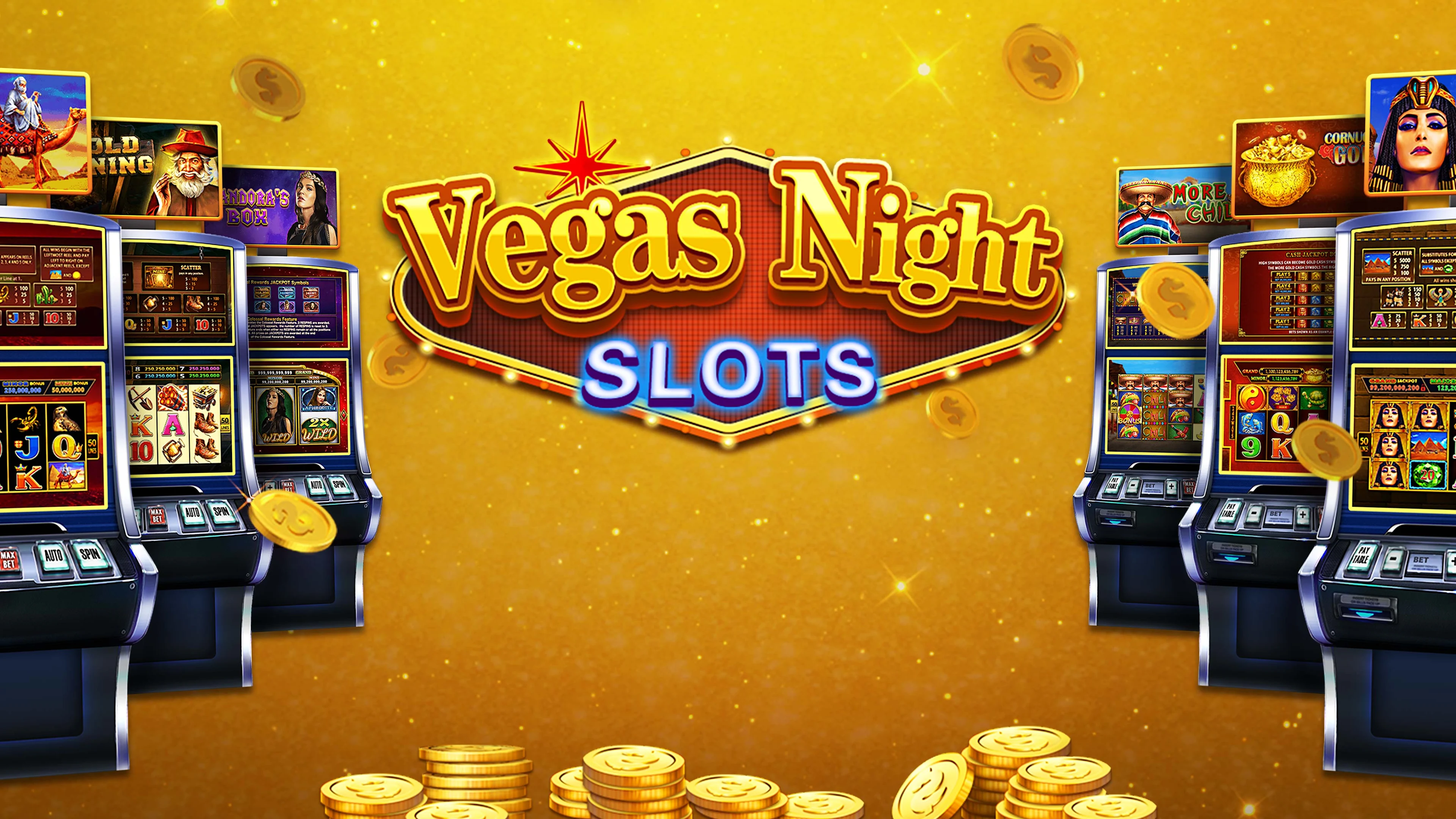 Vegas Night Slots gameplay screen